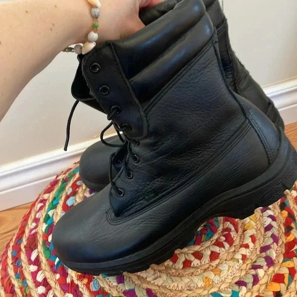 NWOT  Thorogood black leather boots - Picture 7 of 8